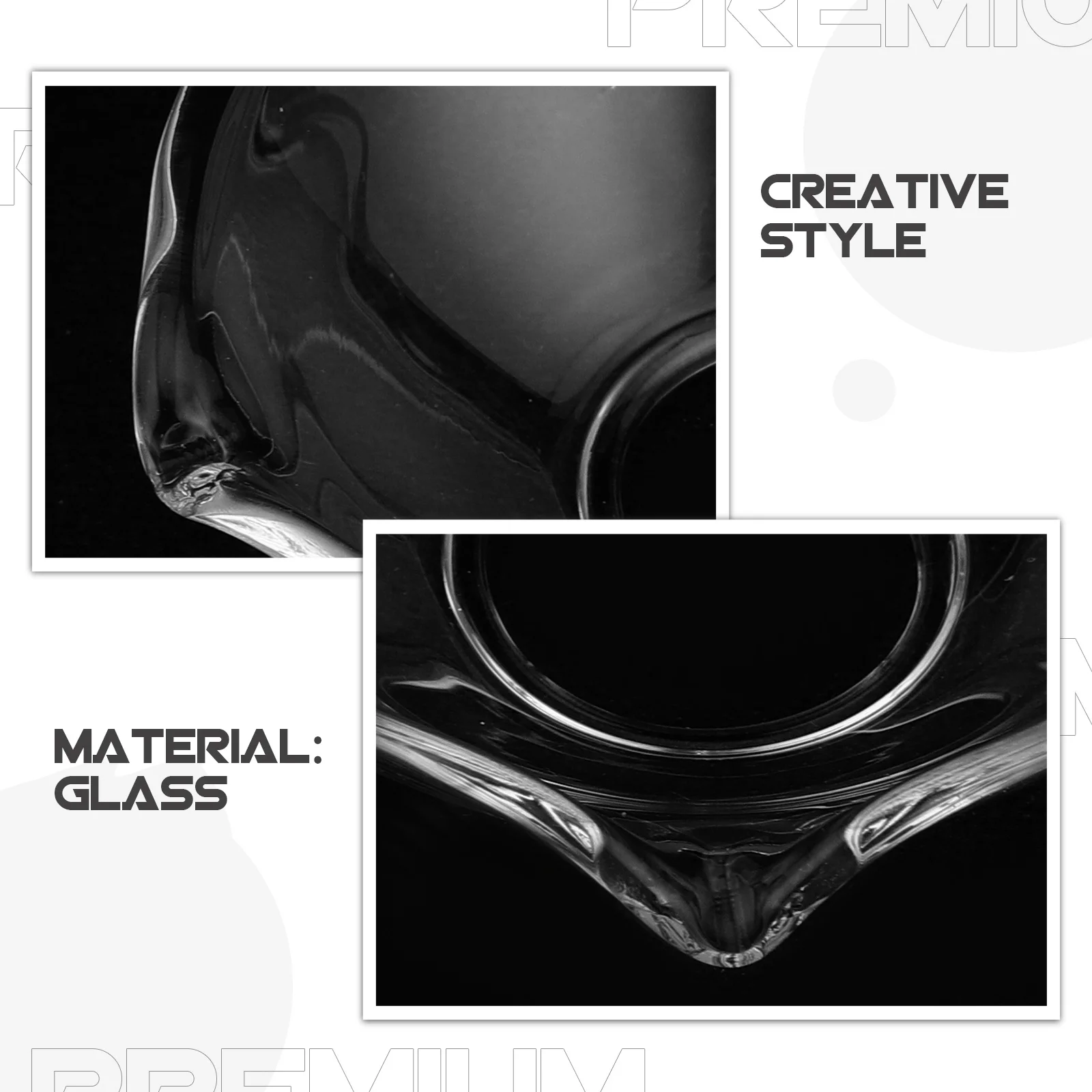 

6Pcs Drip Protectors Glass Bobeches Wax Catchers Clear Taper Rings for Wedding Holiday Party Home Church