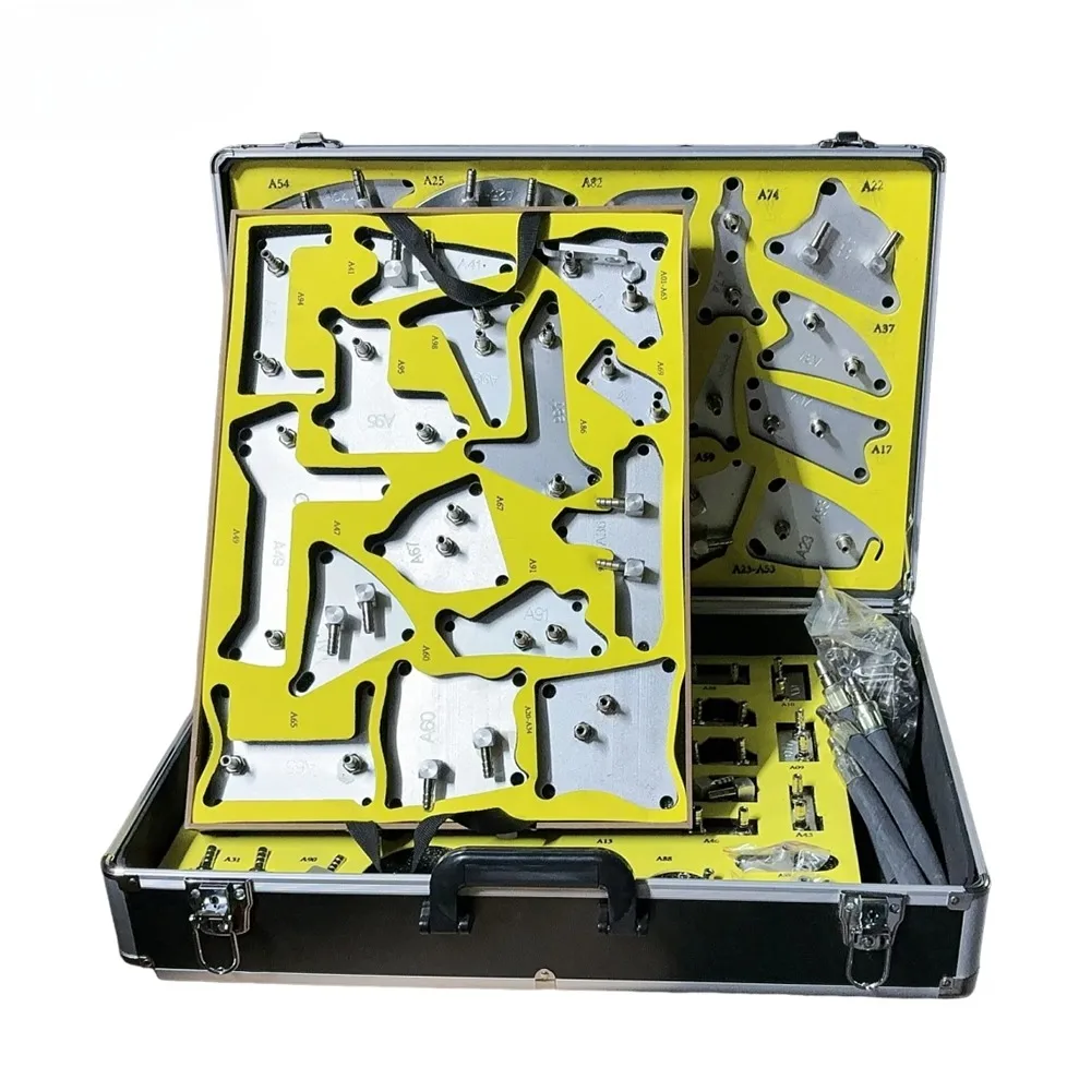 90/105/110Pcs Aluminum Alloy ATF Transmission Oil Change Adapter Set Auto Gearbox Quick Connect Joint Professional Repair Tool