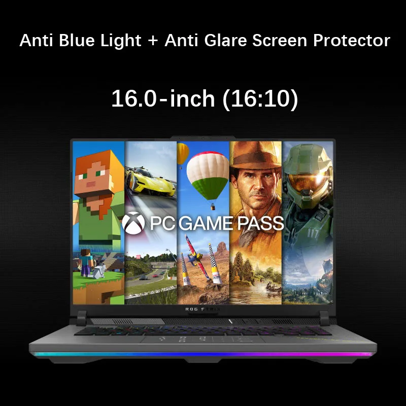 

2X Guard Cover for ASUS ROG Strix G16 2025 G615LM G615LP G615LR G615LM/Strix SCAR 16 2025 G635 G635LW G635LX Gaming Laptop 16:10