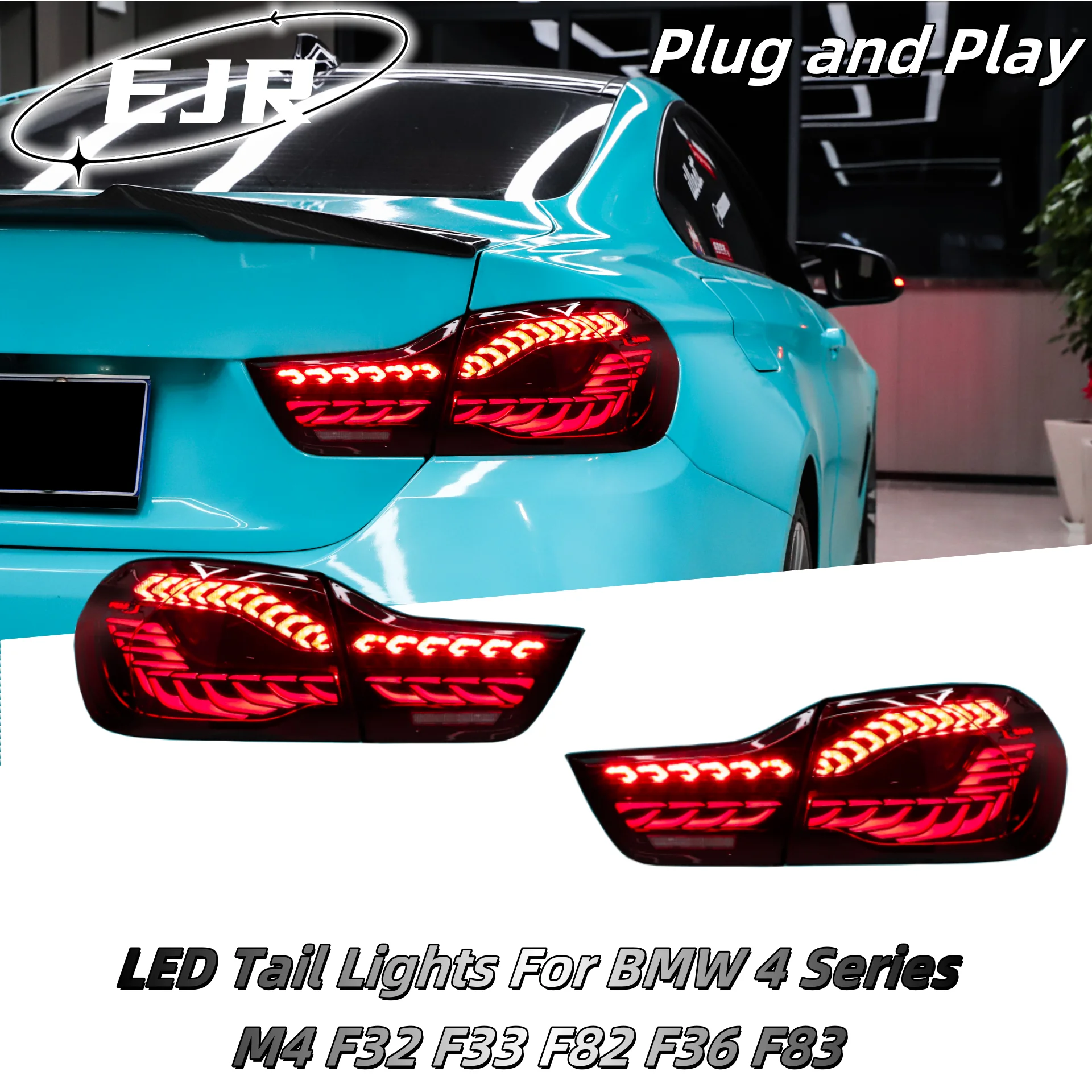

Taillight For BMW 4 Series F32 F33 F36 F82 F83 2013-2019 Dynamic DRL Turn Signal Brake Rear Trunk Auto Lamp Accessory