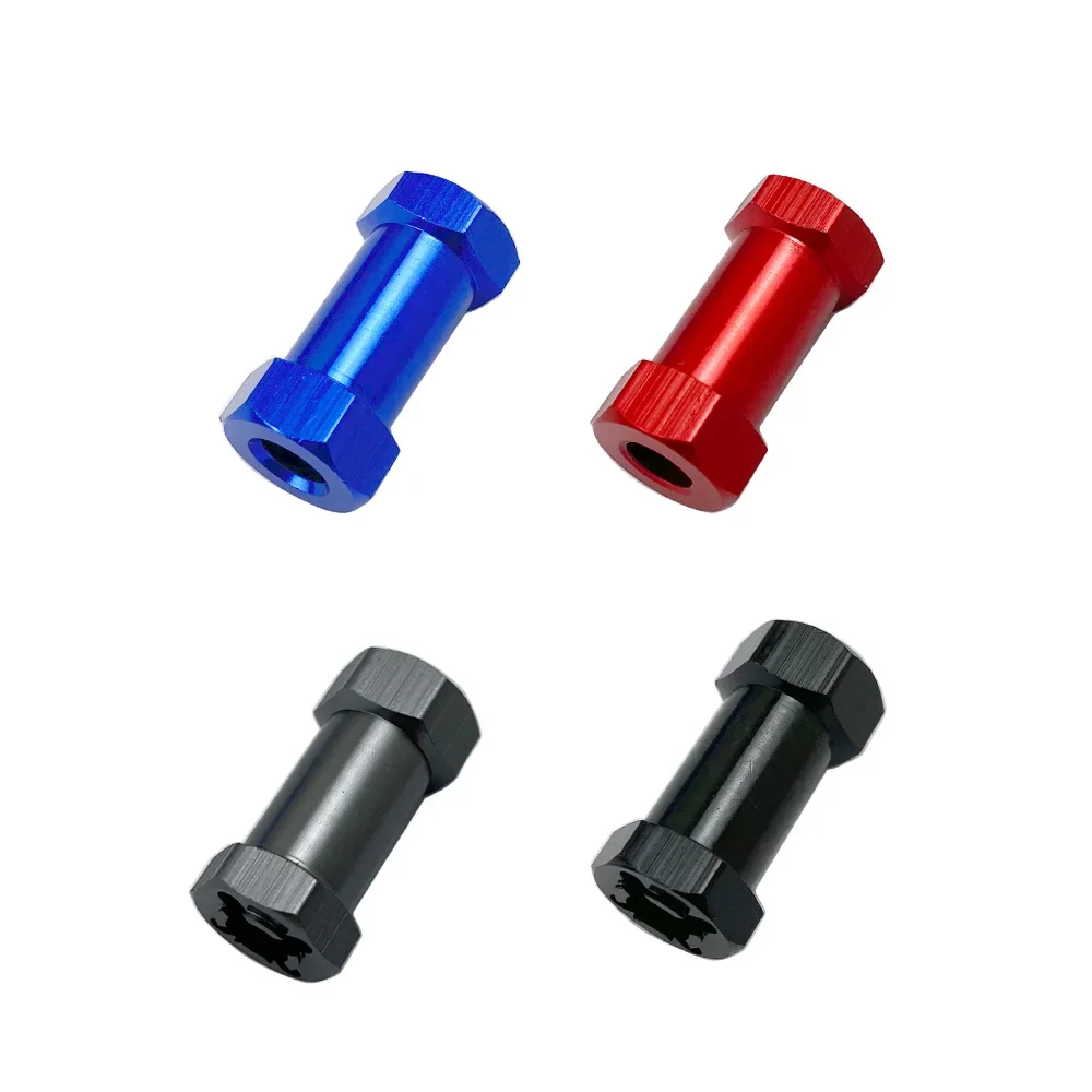 4pcs Aluminum RC Car 12mm Hex Wheel Hub Drive Adaptor 15/20/25mm Extension Combiner Coupler  for 1/10 RC Crawler Axial SCX10/D90