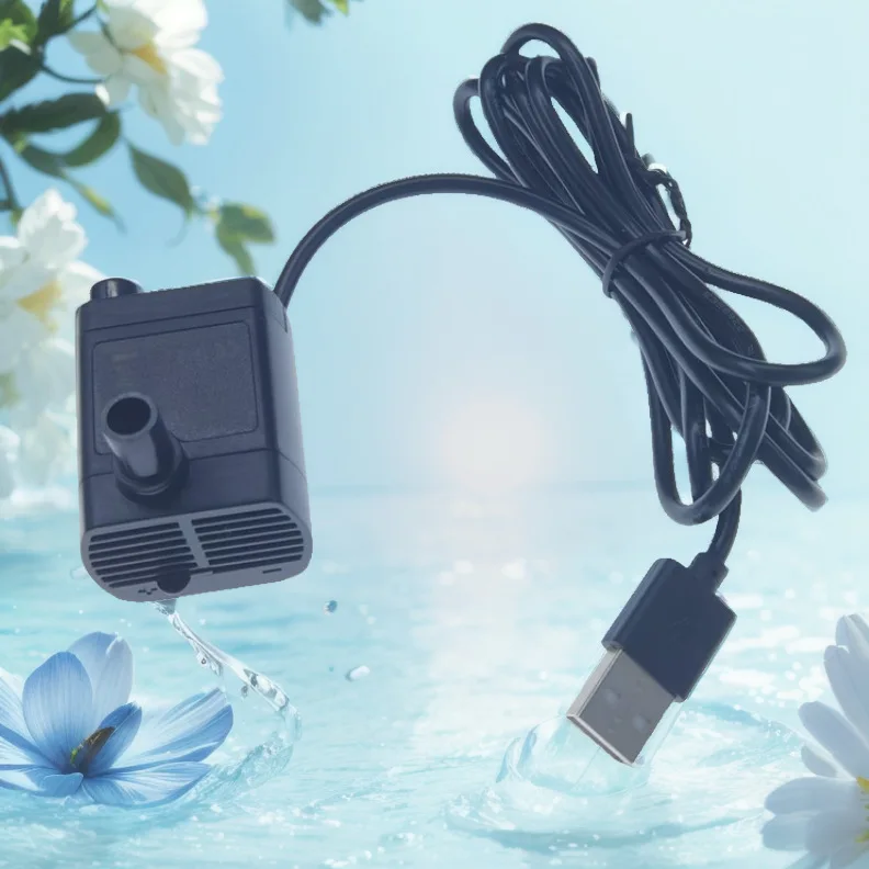 40pcs 2415-13 Dry Burning, Waterless and Power-off Pet Silent Usb 5v Mini Water Pump, Small Brushless Water Pump