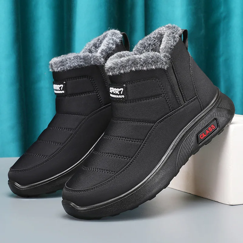 Boots Woman Snow Keep Warm Women Shoes Slip On Women Booties Solid Platform Ankle Boots Plus Size Botas Mujer Winter Boots Women image 3