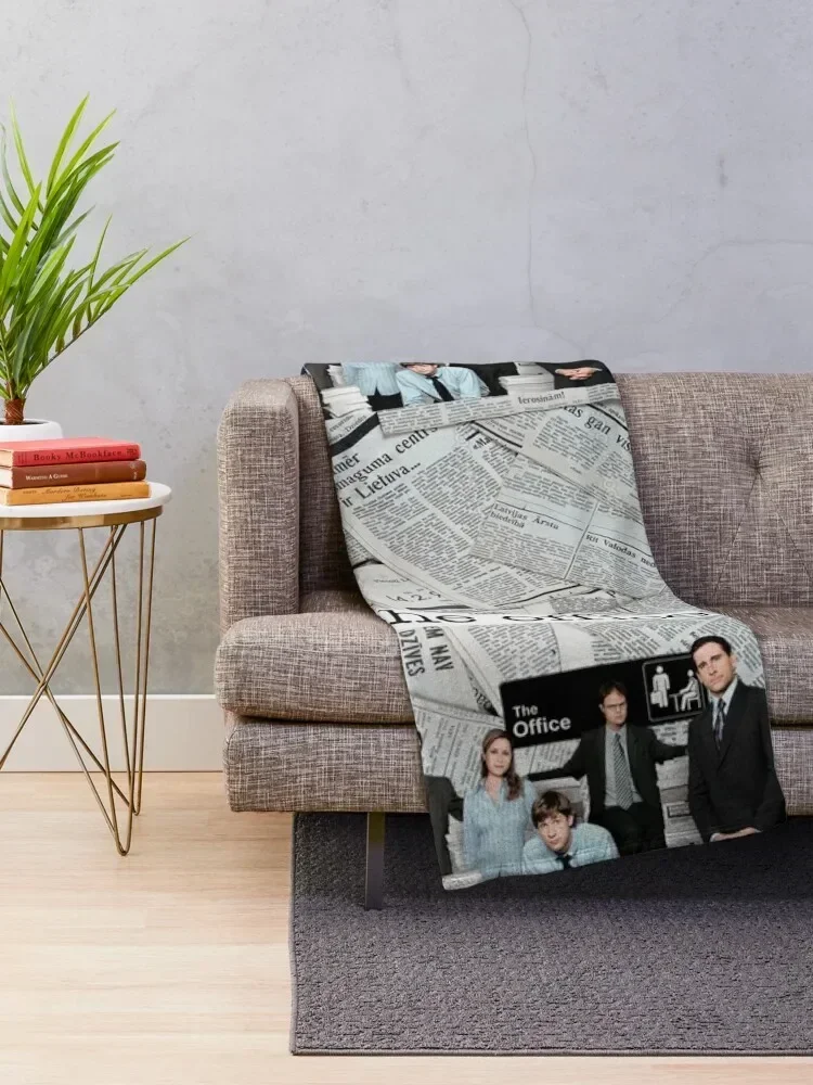 The Office? Dunder Mifflin Paper Co. Throw Blanket for babies christmas gifts Blankets