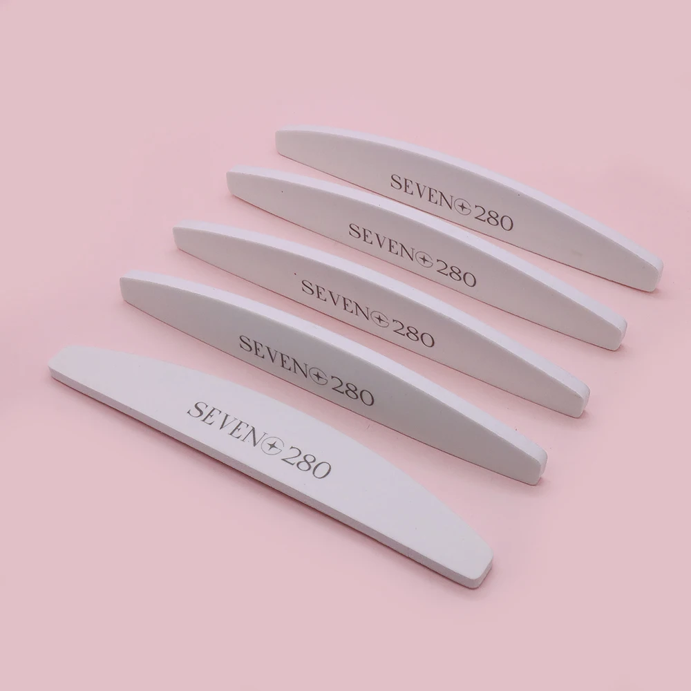 5Pcs Replacement Sandpaper Nail Art Files With Metal Handle Removable Nail Buffer File 240/280 Grit Manicure Sanding Nail Tools