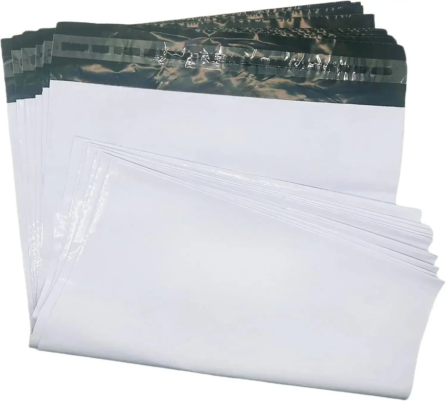 White Poly Mailers 11x14.5 Inches Waterproof Self Sealing Shipping E Commerce Bags for Apparel and Non Fragile Items 10 Pack