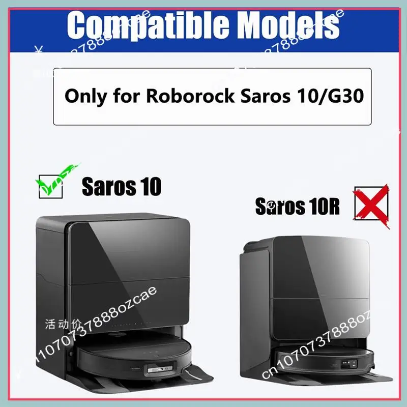 A26P استبدال ممسحة قوس عدة ل Roborock Saros 10 /G30/S9 Maxv الترا جهاز آلي لتنظيف الأتربة ستوكات ممسحة منصات