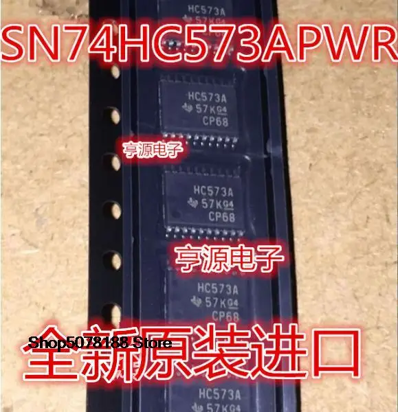 10pieces  SN74HC573APWR   HC573A  TSSOP20  IC