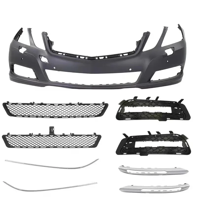 

Front Bumper Lower Grille Fog Lamp Frame Fit W212 E180 E200 E250 E260 E300
