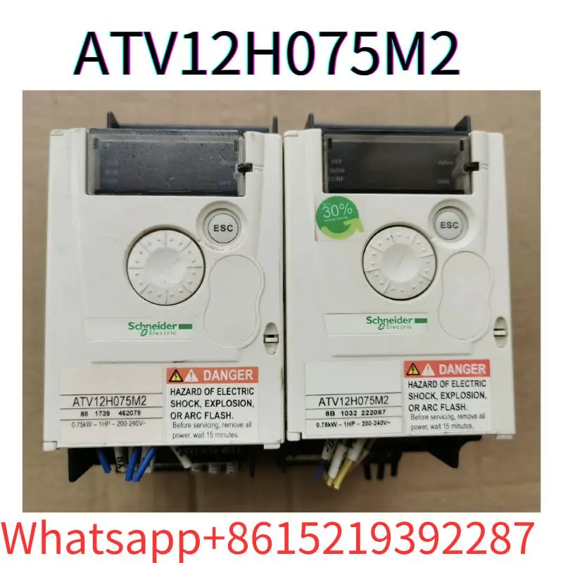 

second-hand Frequency converter ATV12H075M2 0.75Kw 380V tested ok