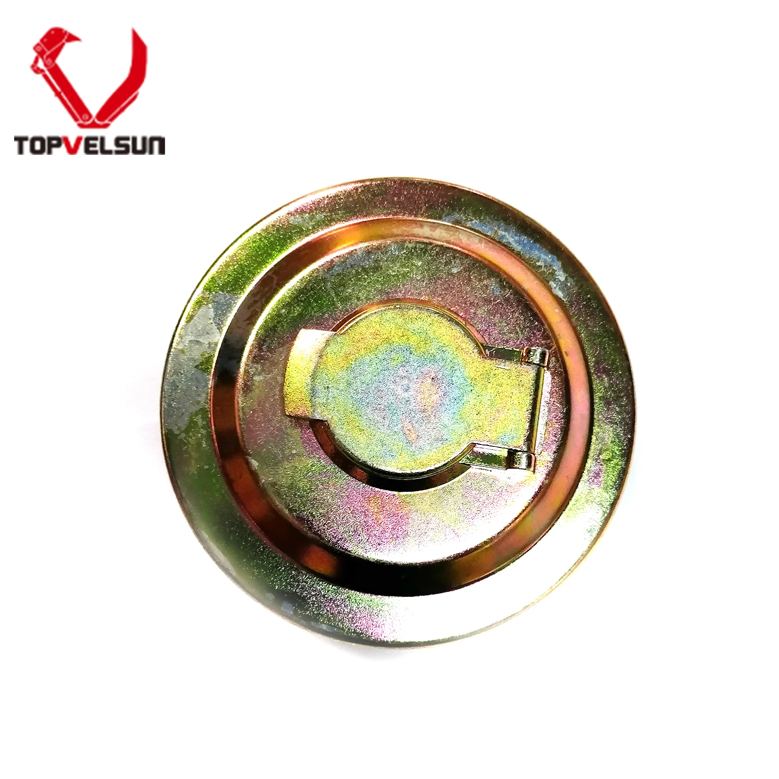 TOPVELSUN YN20P01034P1 Fuel Cap with 2 Keys Compatible with Kobelco SK135 SK200 SK210 Excavator