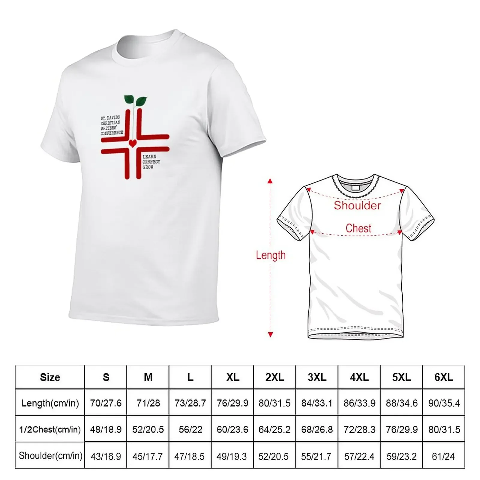 St. Davids Christian Writers' Conference Big Logo T-Shirt shirts graphic tees oversized customizeds t shirts men