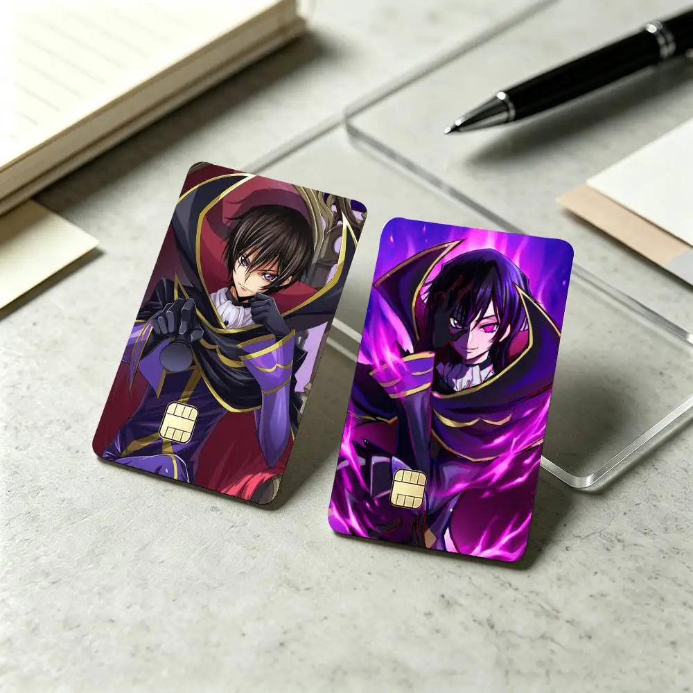 Code Geass Logo Sticker Film Tape Skin for Credit Card Debit Card Waterproof Stickers