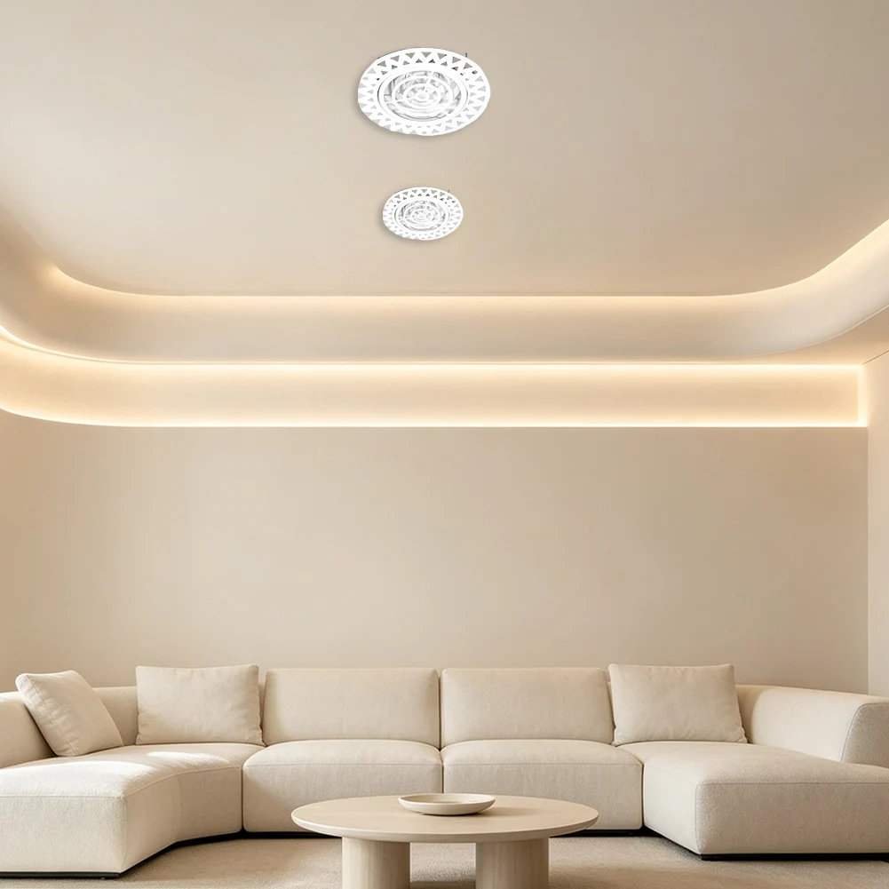 Edgeless Air Outlet with Low Wind Resistance and Three-Level Airflow Control for Consistent Indoor Climate Management
