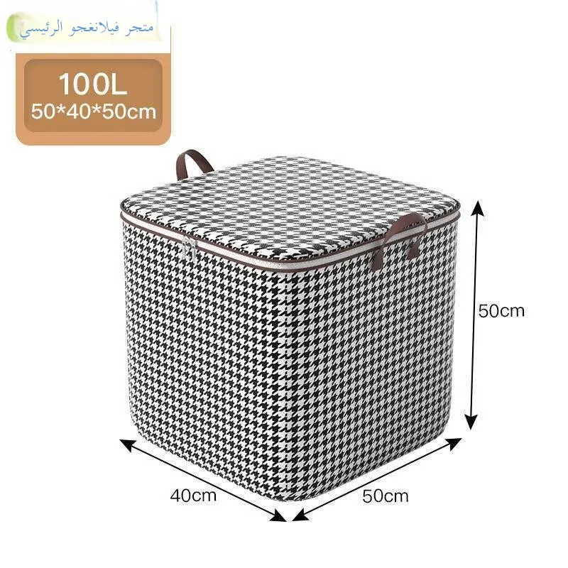 

Large Capacity Thickened Canvas Storage Bag for Clothes And Quilts Travel Bag Moisture Proof Universal Organizer Bag