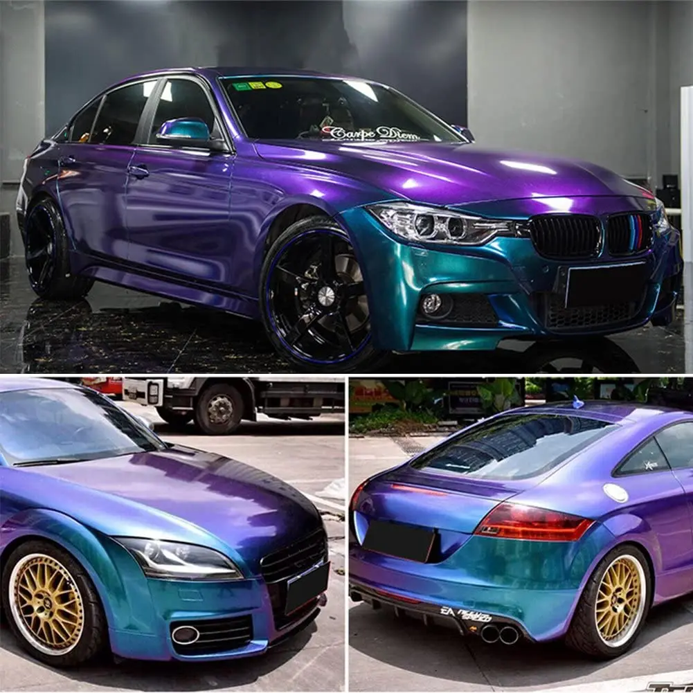 

Hot Sale Air Bubble Free Car Body Sticker Removable Glue Chrome Metallic Vinyl Matte Color Changing Car Wrapping Vinyl Film
