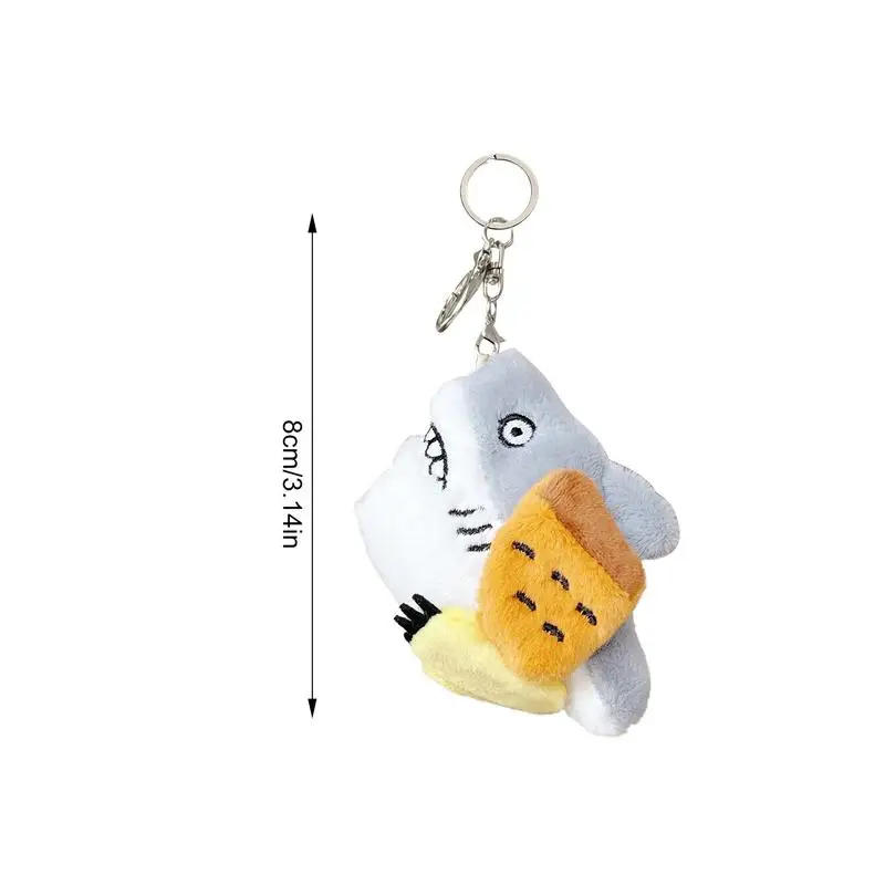 Shark Key Chain Keychain Plushies Plush Shark Cute Keychain Funny Ornament Bag Charm Plush Doll Car Key Ring Shark Keychain For