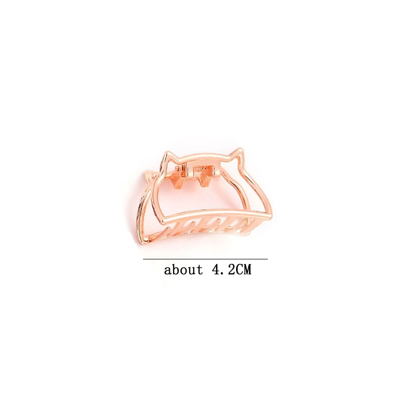 Multi Style Gold Metal Hair Claw Clips Hollow Geometric Butterfly Jaw Clips Strong Hold Non Slip Hair Crab Clamp for Women Thick