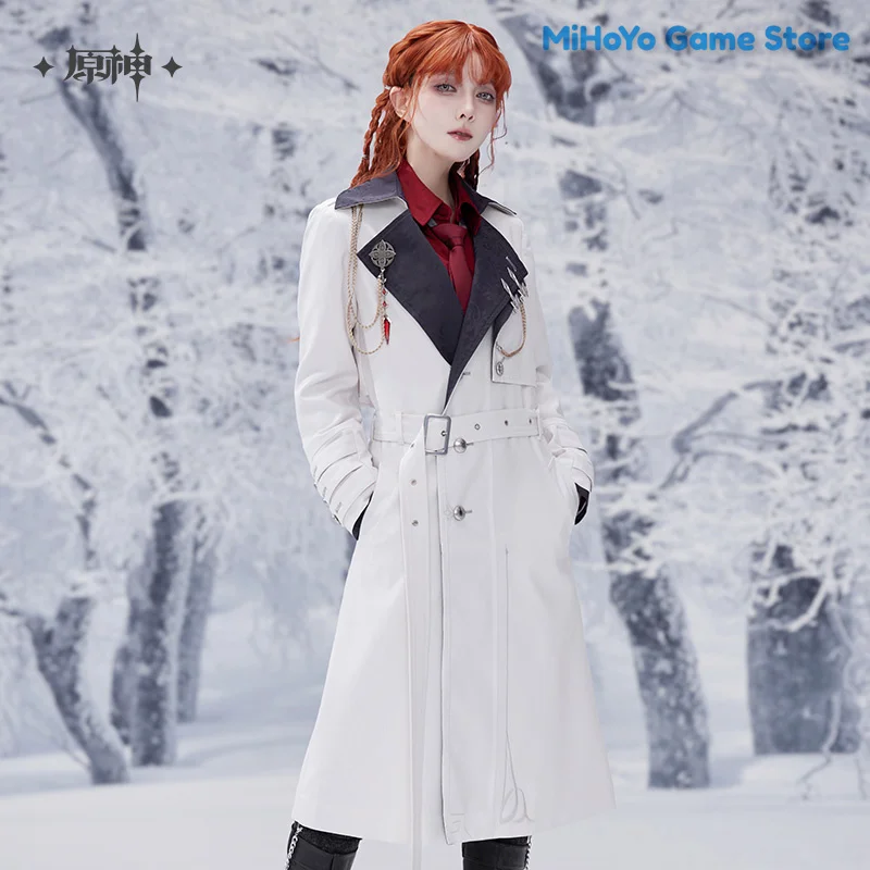 

Оригинальная ветровка Genshin Impact Tartaglia Wanderer Pantalone Columbina, пальто исполнительного офицера, косплей, подарки на Хэллоуин