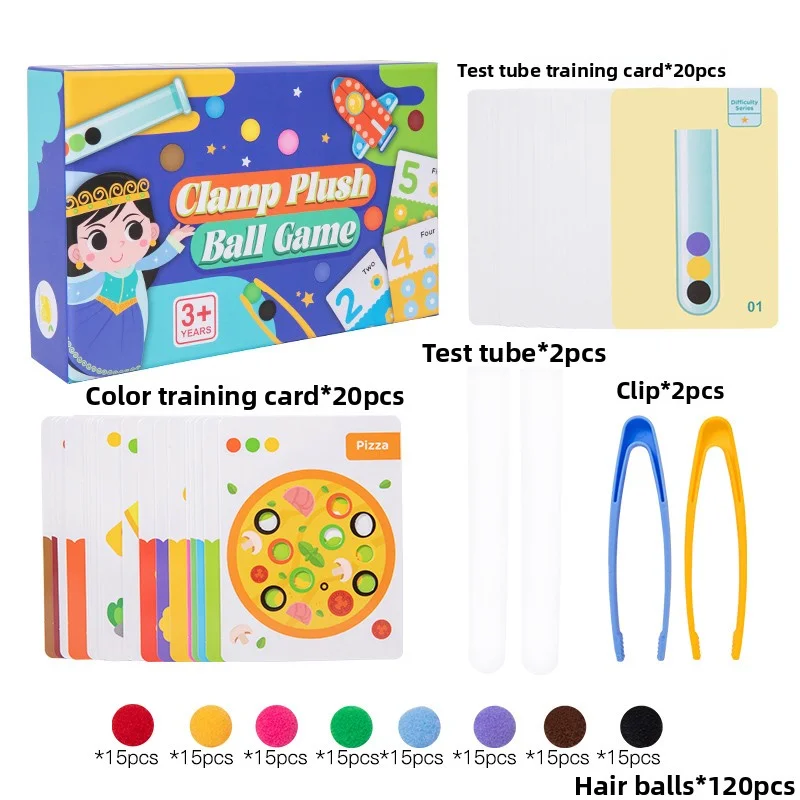 Early learning toy for toddlers: Educational toy for developing fine motor skills, concentration, and color recognition.3+