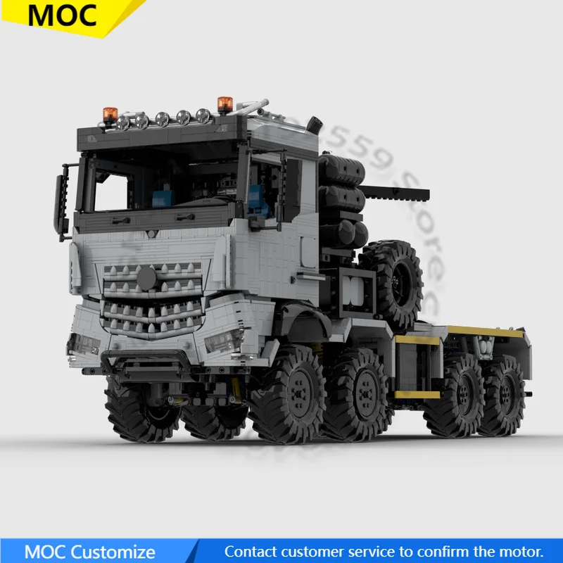 

5809 PCS Speed Hypercar Truck -Arocs 8x8 4663 MOC Customize Modular Building Block Design Brick DIY Christmas Toy Gift For Adult