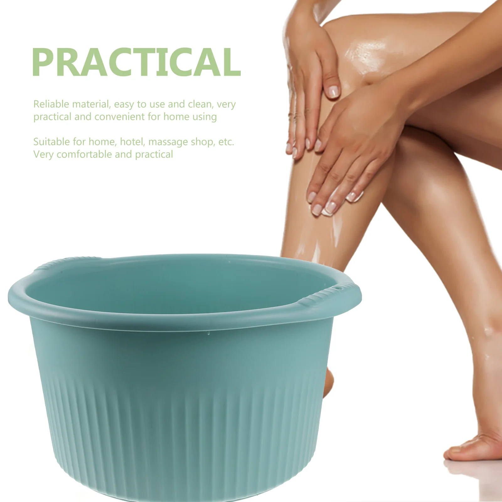 

Creative Massage Basin Hot Water Soak Tub Pp Material Durable Bath Bucket For Home Use Household Foot Basin Foot Bathing Bucket