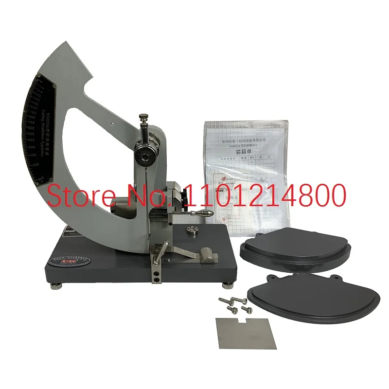 

YG033A drop hammer fabric tearing instrument, textile tearing strength machine, denim tearing tester