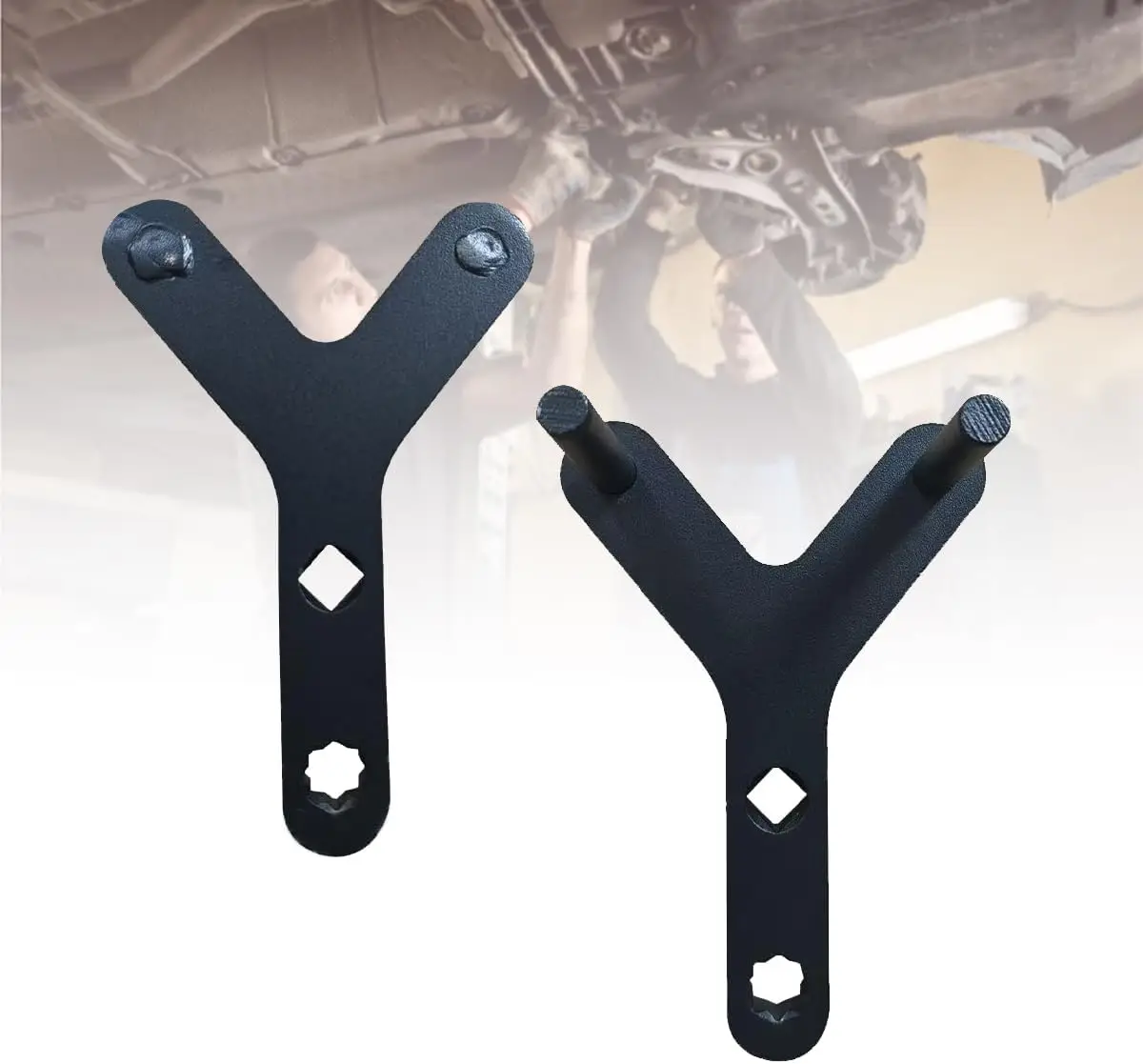 

Инструмент для подъема нижнего рычага управления, 2 шт., инструмент для снятия шарового шарнира, универсальный набор съемников (черный)