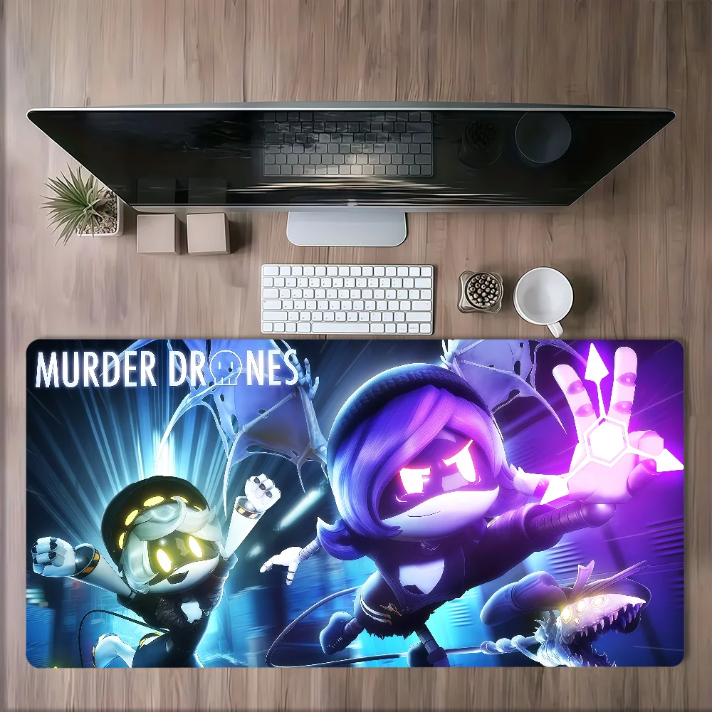 Anime M-Murder D-Drones Mouse Pad Non-slip Lockedge Thickened Desktop MousePad Large Comfort Gaming Office Student