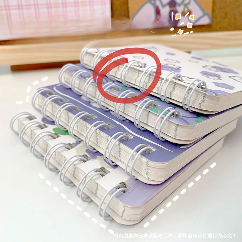 A7 Kleine Leuke Kawaii Pocket Notebook Leeg Gevoerd Kladblok Mini Journal Memo Kladblok voor Kid Student Reiziger Schoolbenodigdheden