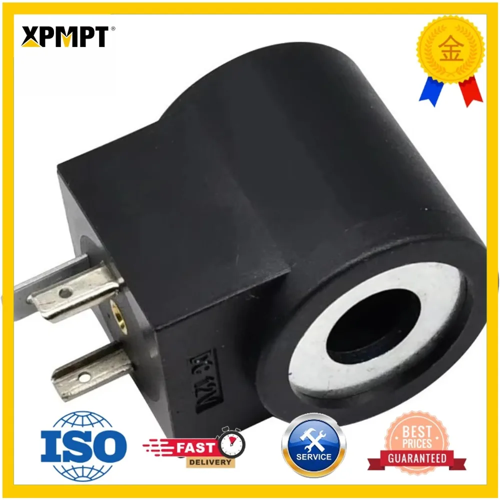 6306012 For Hydraforce Solenoid Valve Coil 08 80 88 98 Series Solenoid Valve Coil 3 Prong DIN 1/2inch Hole