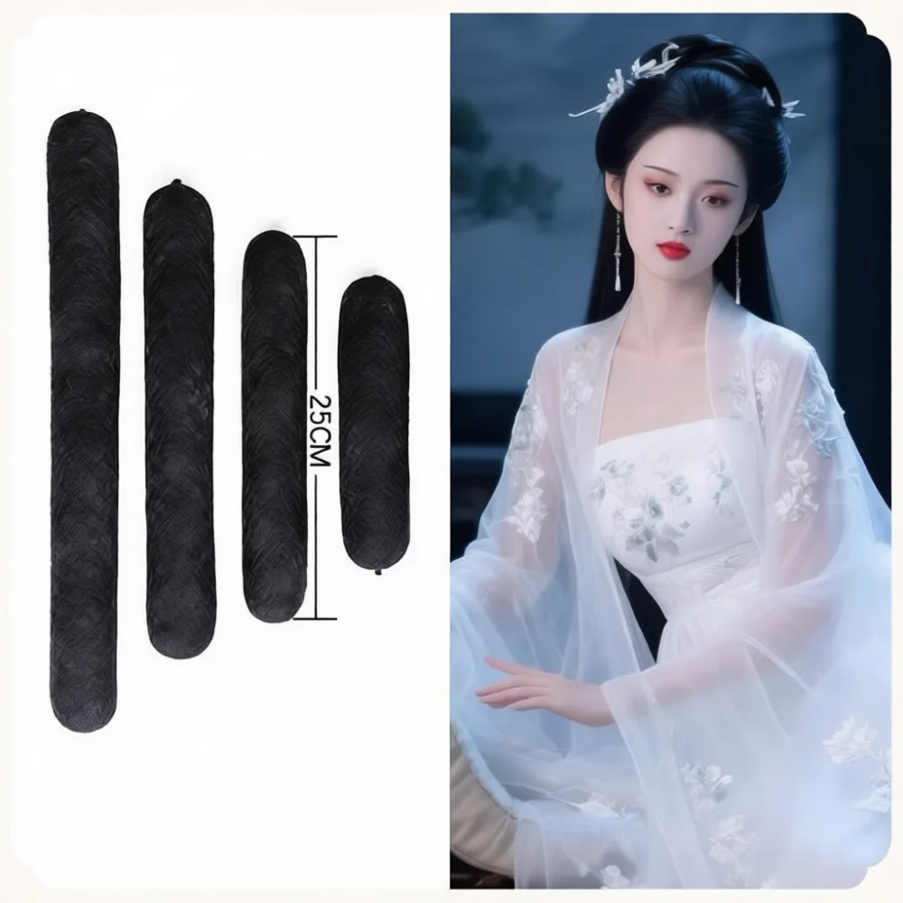 Hair Padding Insert Tool For Chinese Hanfu Styling Bendable Volume Maker Wig Accessories For Traditional Cosplay Updo