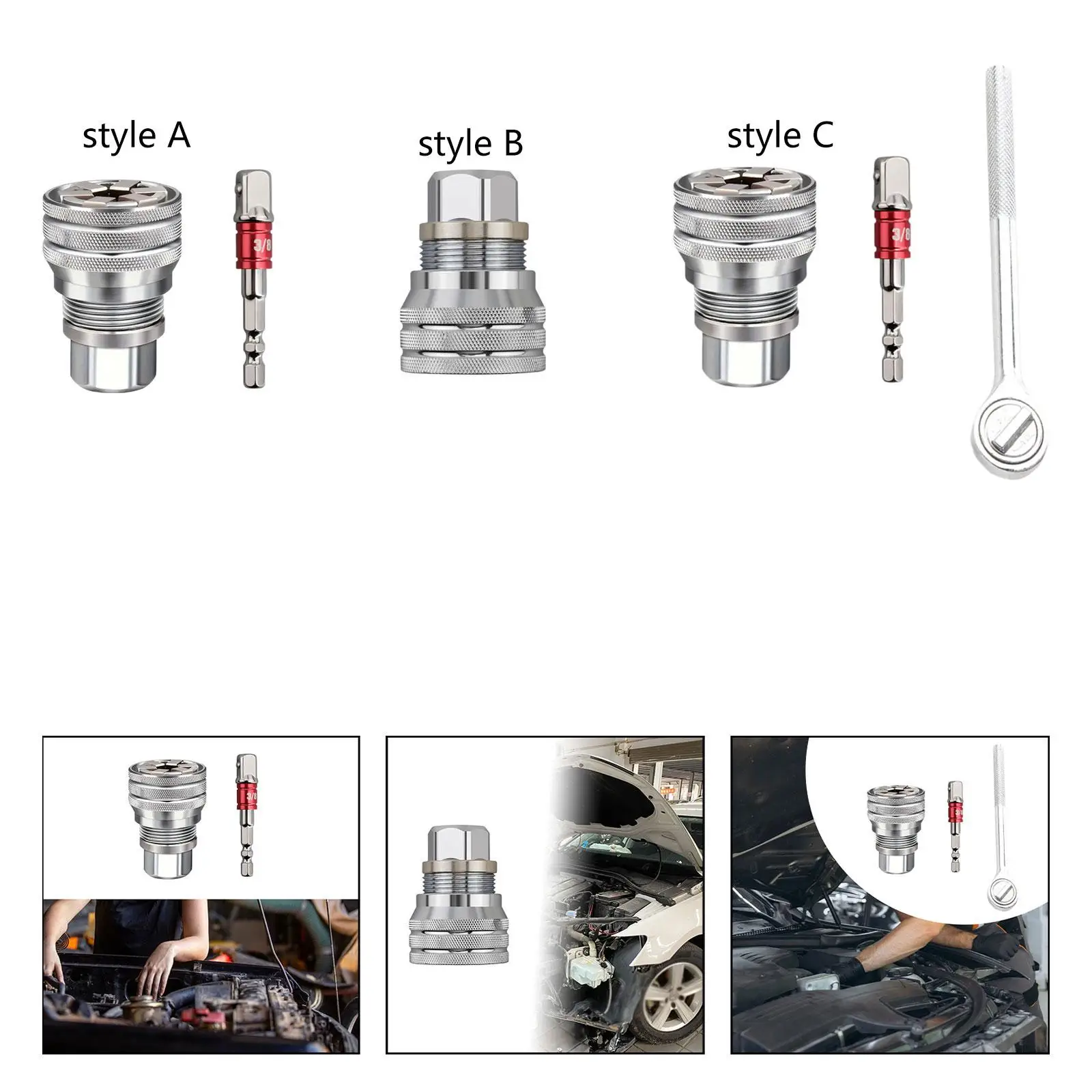 

Universal Socket Wrench Tool Standard 10-19mm Sleeve for Men Husband Father