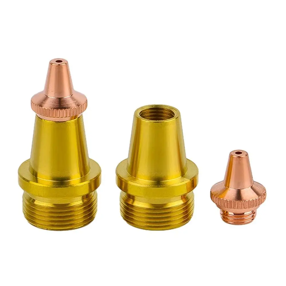 Bico de soldagem a laser, tocha de soldagem de cobre vermelho, bico laser portátil reforçado, consumíveis, acessórios de soldagem, ferramentas
