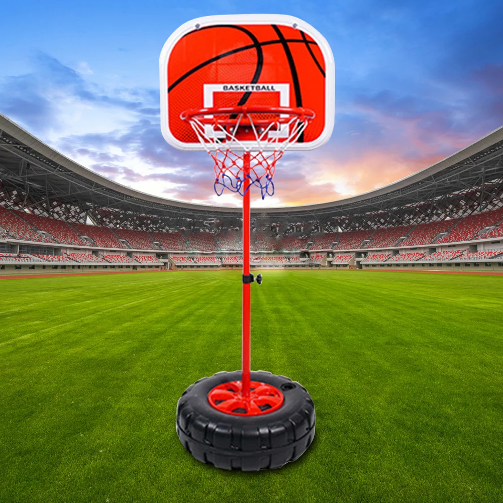 Kids Basketball Hoop Stand Basketball Hoop Height Adjustable Basketball System Indoor Outdoor Play for Kids