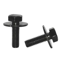 10/5pcs Car 6mm Screws Bolts with Spacer M6 External Hexagon T20 for Bumper Fender Guards Mudguard