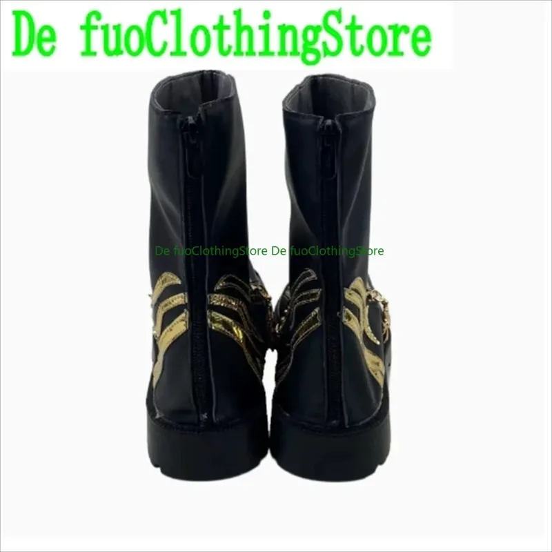 Defuozuo le zuole arknights cosplay sapatos botas jogo anime jogo rpg festa de halloween adereços sapatos botas