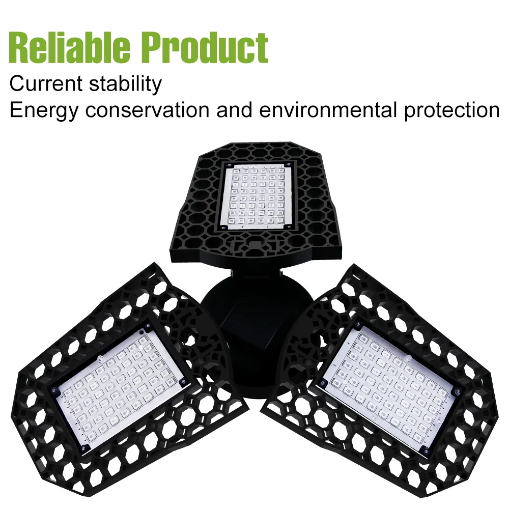 80W Full Spectrum E27 Indoors Grow Bulb LED Foldable Plant Fill Light Greenhouse Tent Vegs Flower Hydroponic Cultivation Lamp