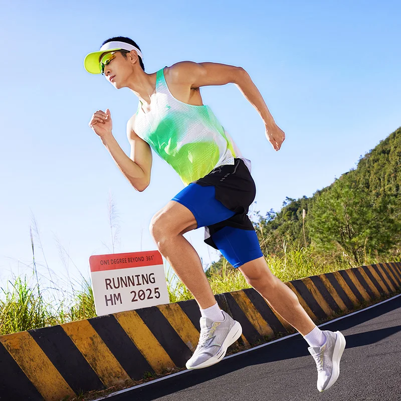 361 Degrees Furious LIGHT Men's Sport Vest Summer Marathon Running Quick-drying Fitness Breathable Training Sleeveless 652522504