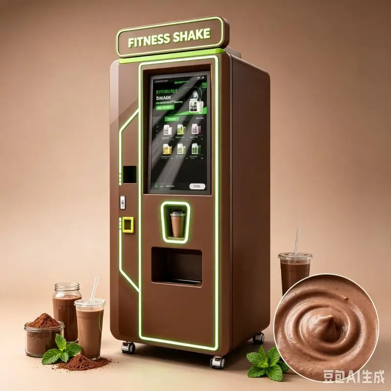 Customized Protein Shake Vending Machine Smart Automatic Blender Dispenser Sports Nutrition Beverage Gym Application