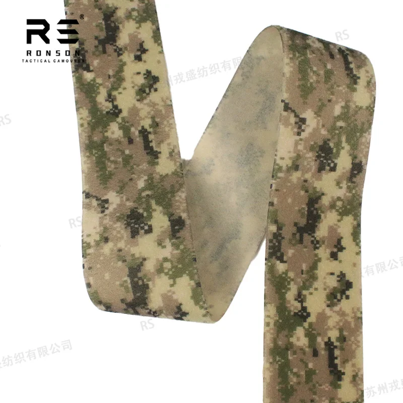 CADPAT MT Camouflage 100% Nylon Loop 4 Inch 10cm Infrared Reflective Tape Camouflage Reusable for Tactical Gear in Stock