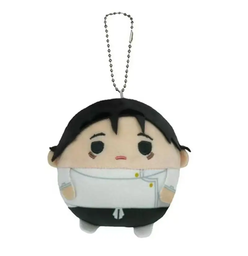 10cm Jujutsu Kaisen Round Plush Keychain Yuji Megumi Choso Yuta Anime Fluffy Stuffed Doll Bag Pendant Fans Gift - view 5