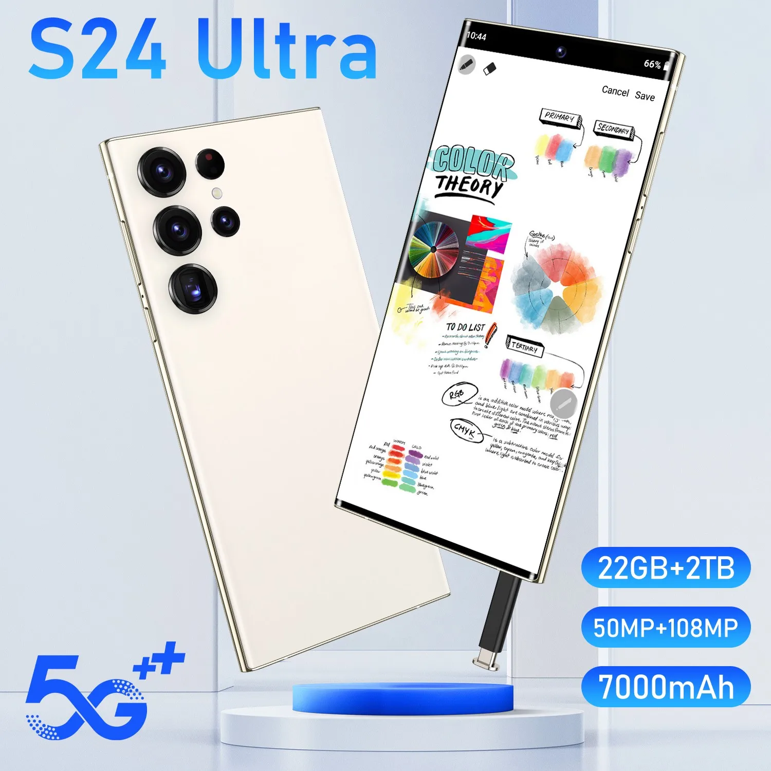 

2025 S24Ultra smartphone 5G Android 13 7.3-inch high-definition full screen 22G+2TB Memory Battery 7000mAh Face Unlock