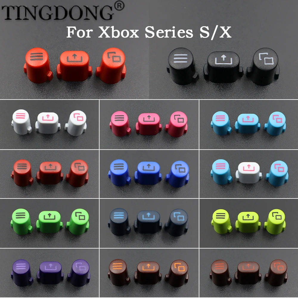 For Xbox Series S X Game Handle Controller Sharing Selection Menu Home Start Return Back Logo Key Button Replacement