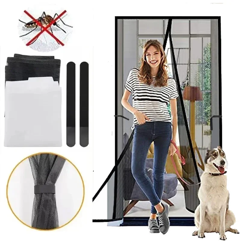 

Mosquito Net Curtain Magnets Door Mesh Insect Sand Mesh With Magnets On The Door Mesh Screen Automatic Close Door Screen