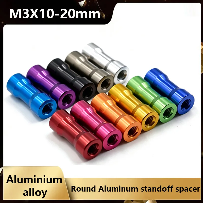 M3-M6 aluminum thumb nuts: flat through-hole, ultra-thin. Knurled, tool-free, light rustproof for FPV, RC & DIY.