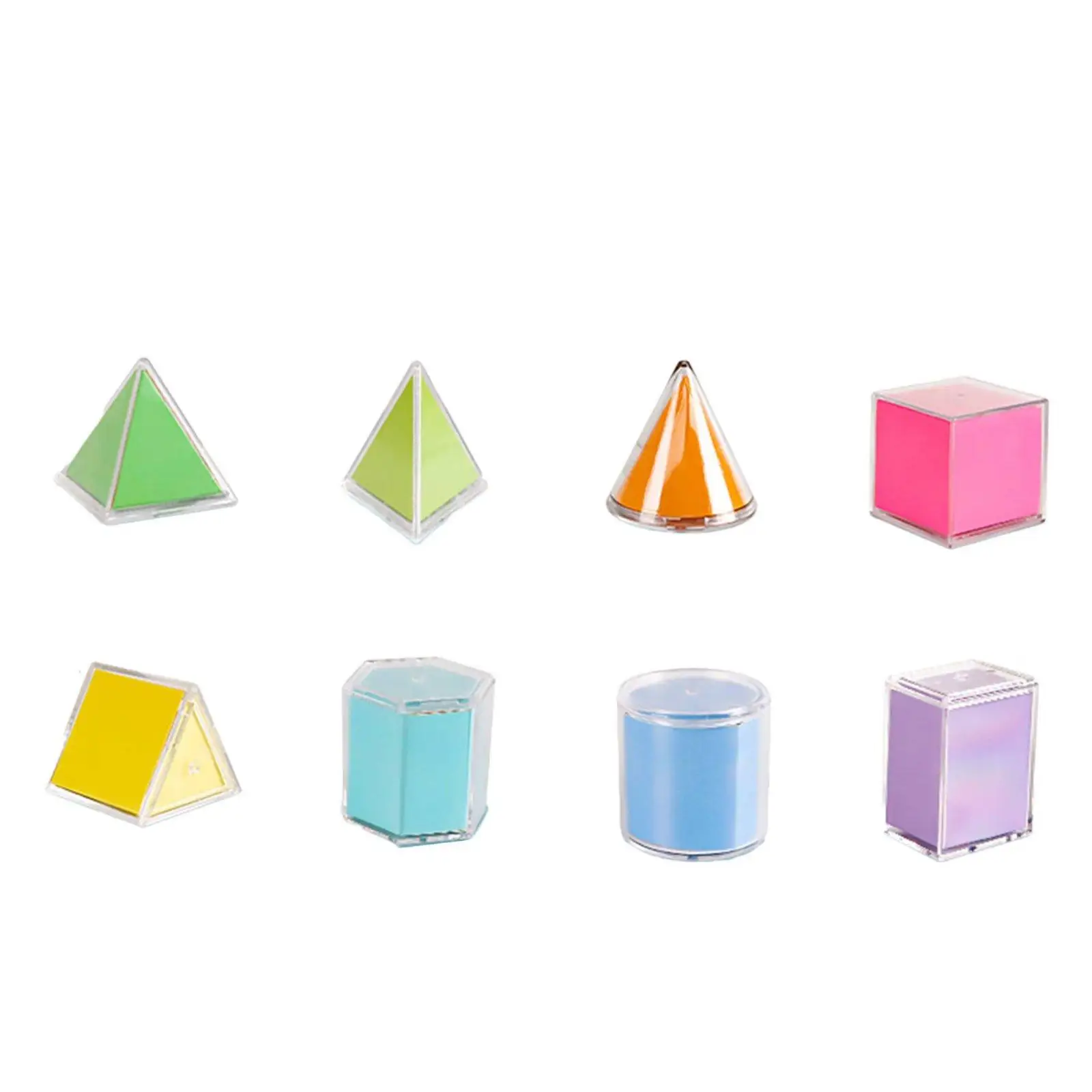 Geometry Teaching Aid 8 Piece Math Shapes Visual Learning Model Kit Educational Material for Mathematics Classroom Geometry Teaching Aid 8 Piece Math Shapes Visual Learning Model Kit Educational Material for Mathematics Classroom