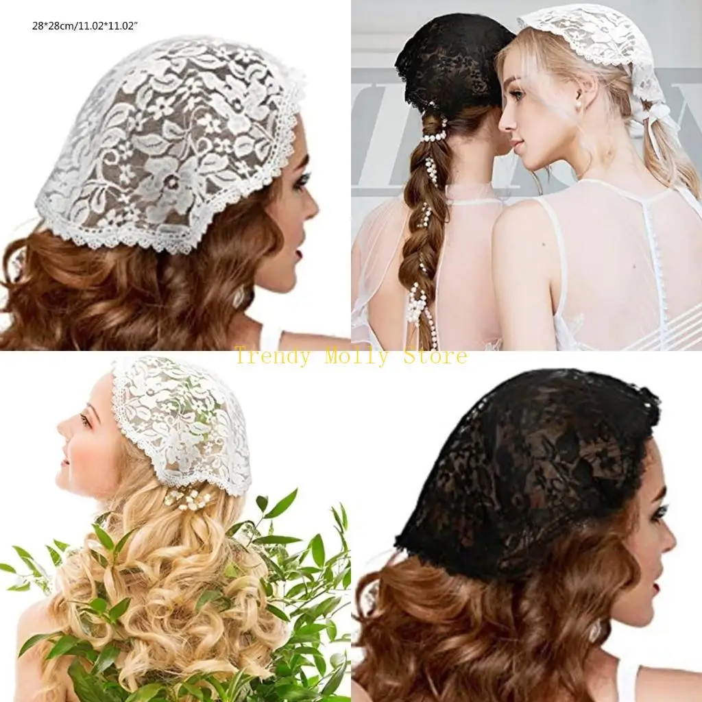 

N5KB Summer Street Scarf Headband Women Casual Scarf Hairband Party Accessories