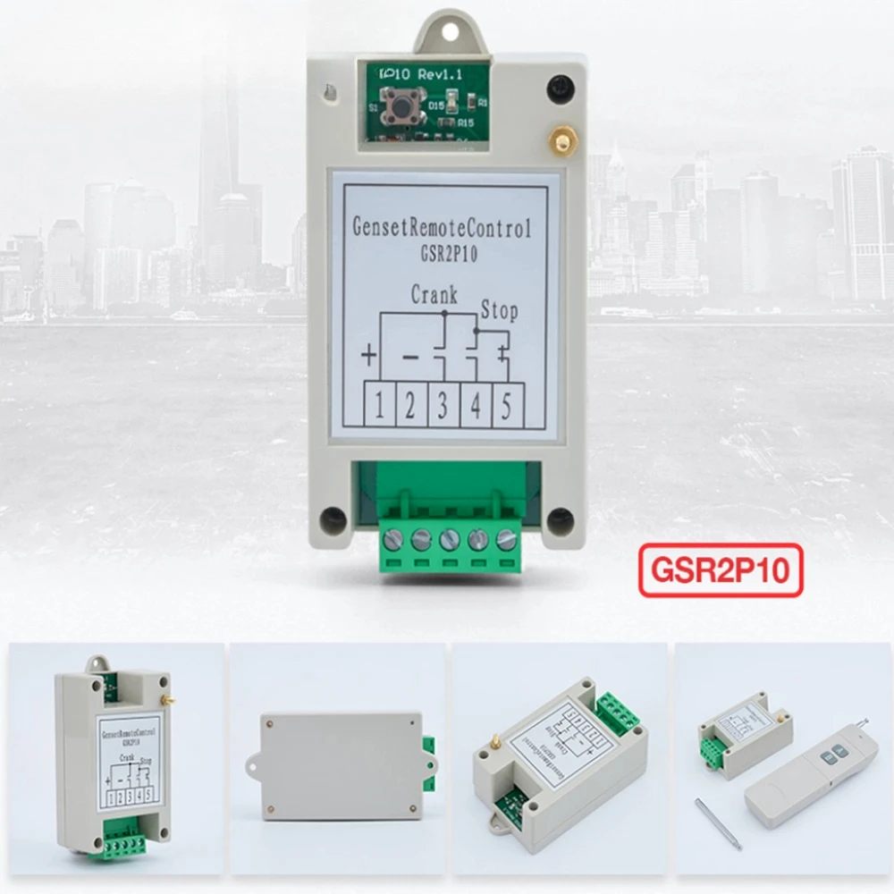 Diesel engine one-button start, throttle remote control, modified four-wheeled vehicle mobile tire repair controller