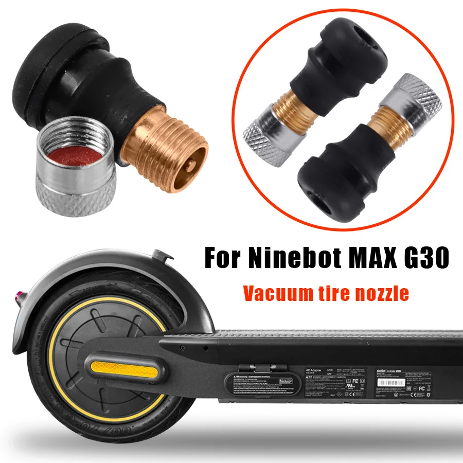 New Vacuum Tubeless Valves for Max G30 for Electric Scooter Xiaomi M365/m365 Pro/pro 2 Tyre Tubeless Tire Wheel Gas Valve Part